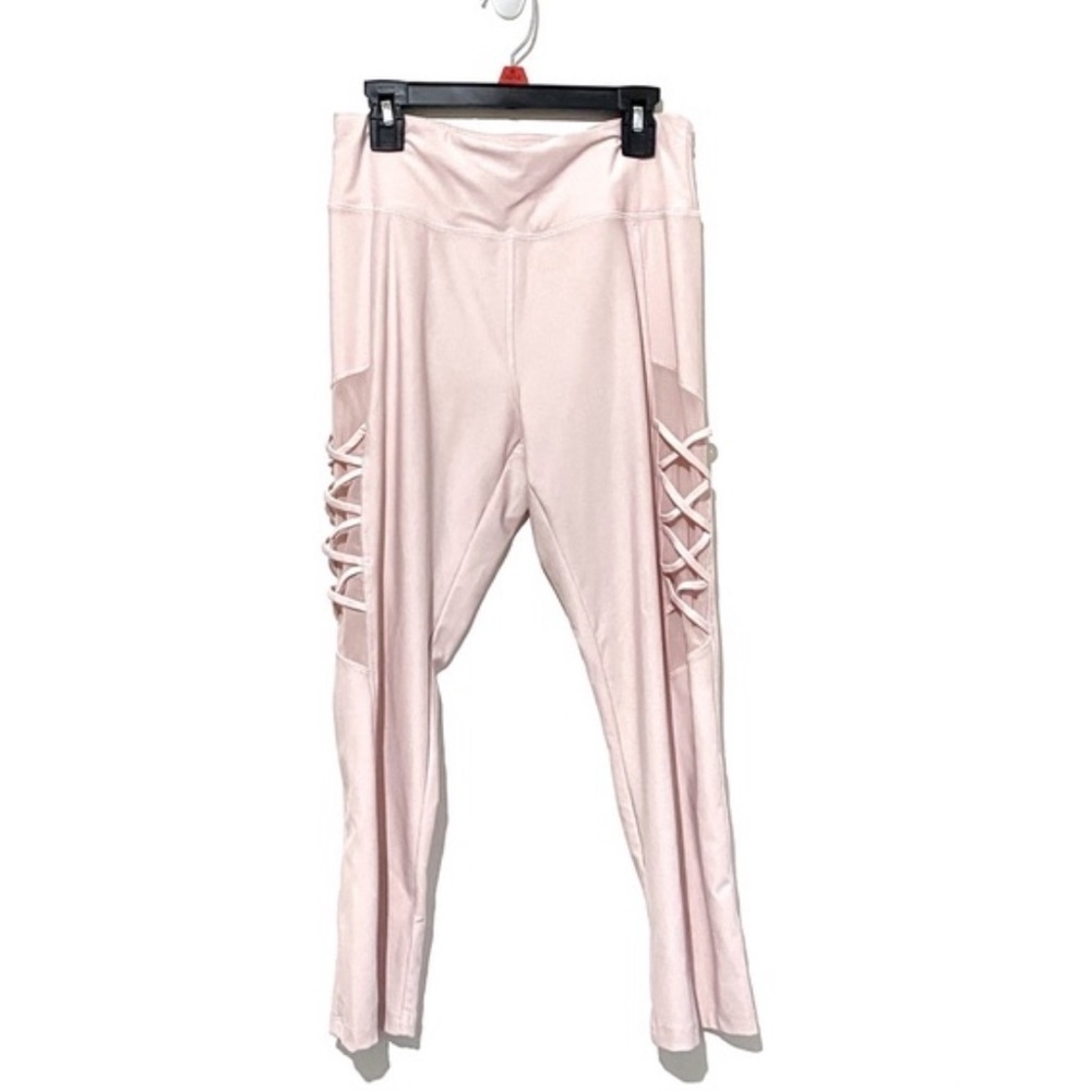 Calia Active pink mesh Capri leggings